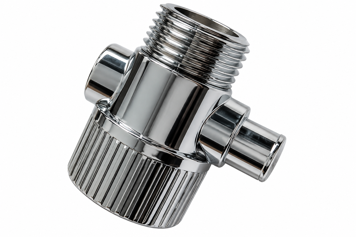 Ecocamel Shut Off Valve - Silver EC-SOV