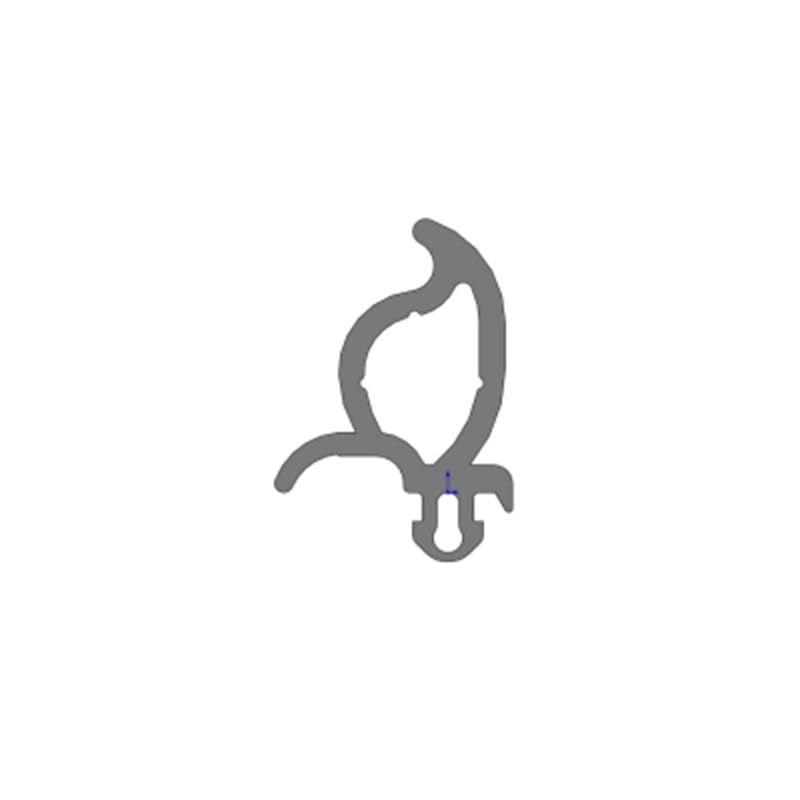 coverandcarry Caravan/Motorhome Hartal Door Seal Sold By The Metre 72.2730.76 (Mir)